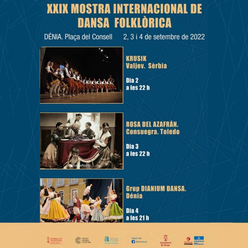 XXIX mostra internacional de danza folclórica Denia
