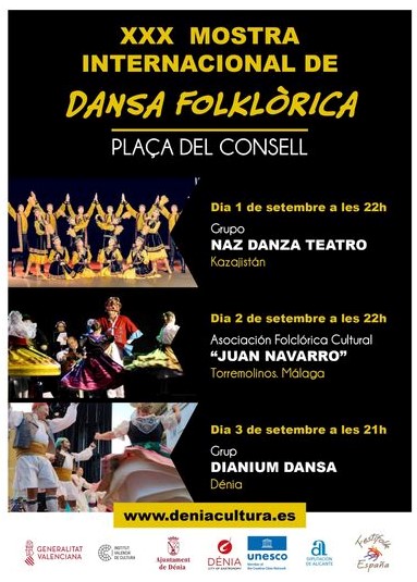 XXX Muestra de danza Folklórica en Denia