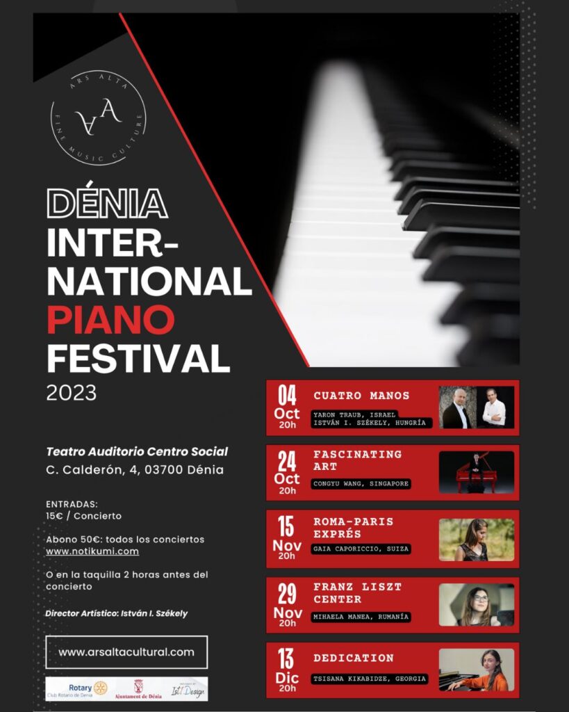 Festival internacional de Piano 2023 en Denia